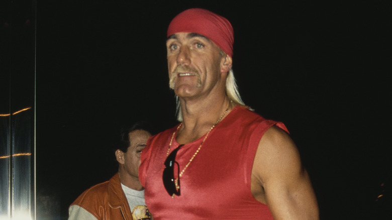 Hulk Hogan backstage