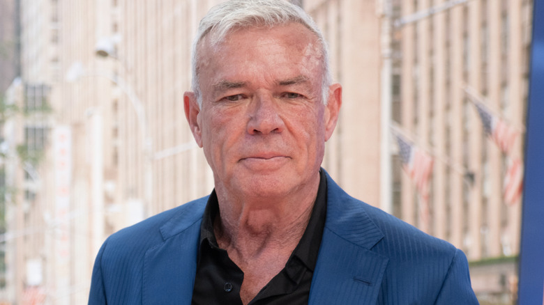 Eric Bischoff wearing a suit jacket