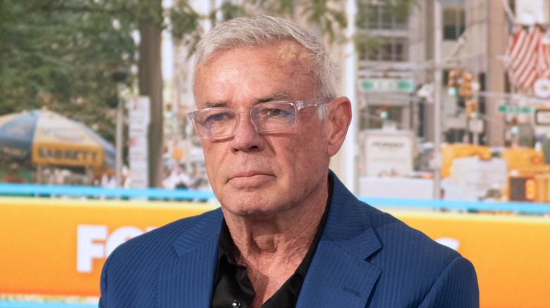 Eric Bischoff looking down in the dumps