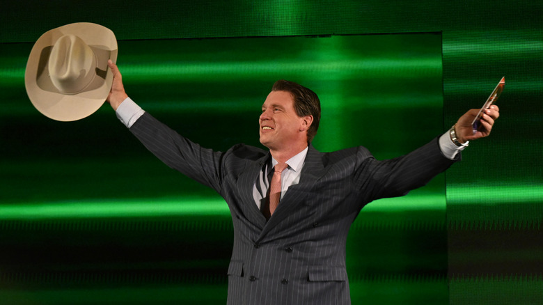 JBL makes his entrance in WWE