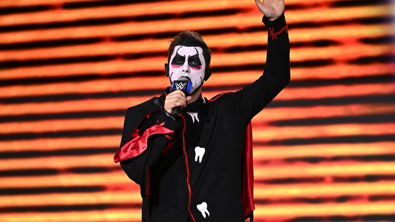 Danhausen speaks onstage during WWE Summer Slam Kickoff at Fanatics Fest NYC 2026 at Jacob Javits Center on July 19, 2026 in New York City.