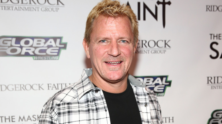 Jeff Jarrett attends "The Masked Saint" Nashville premiere, January 2016.