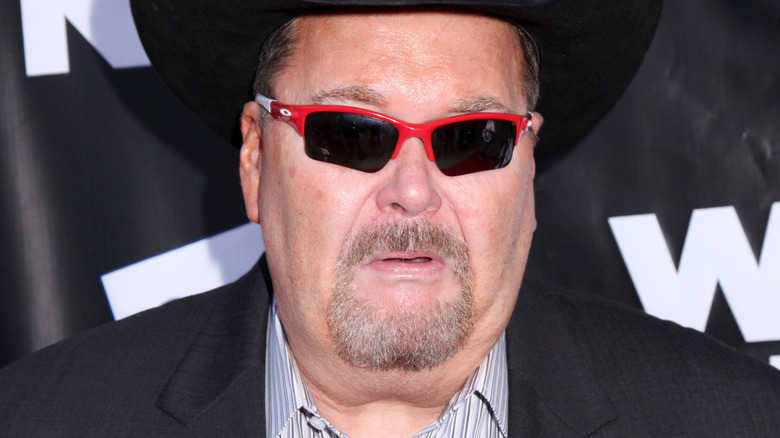 Jim Ross on the red carpet