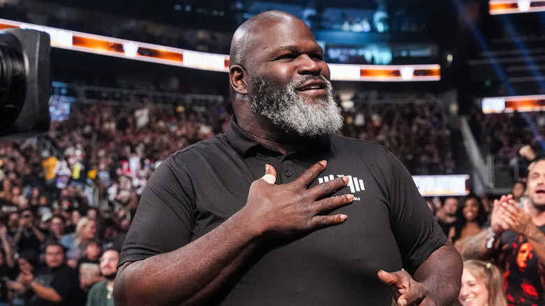 Mark Henry ringside in WWE