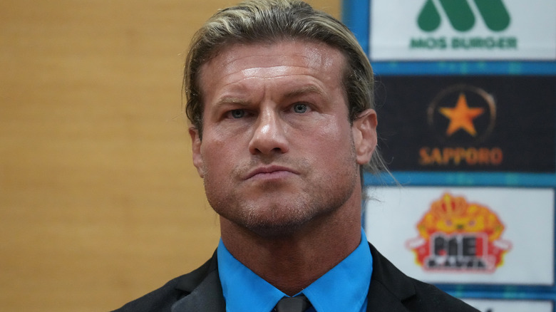 Nic Nemeth durante la New Japan Pro Wrestling Press Conference, 2022