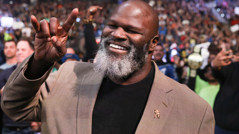 Mark Henry is smiling