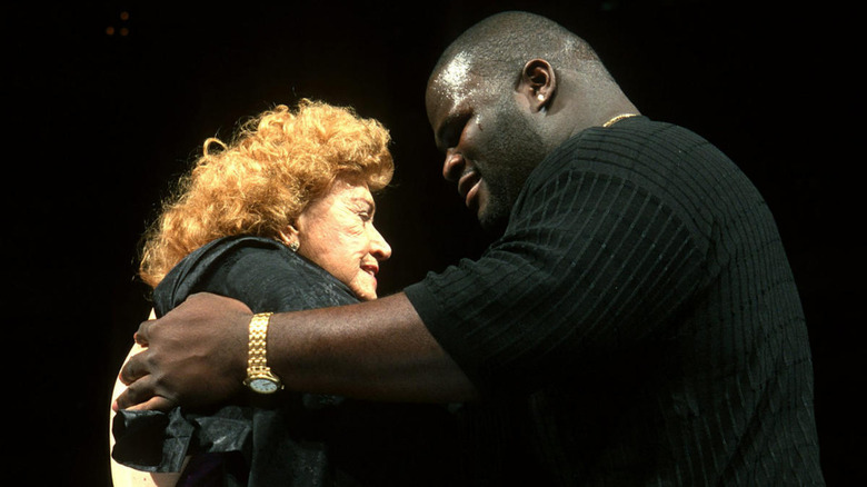 Mae Young and Mark Henry