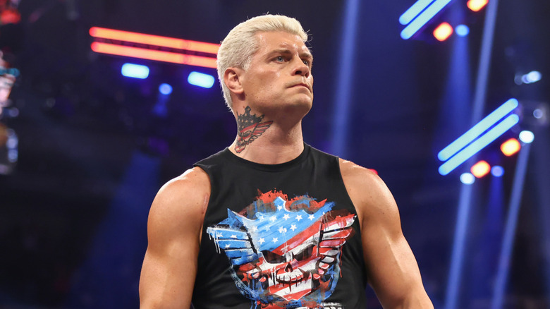Cody Rhodes in ring during Saturday Night's Main Event at Yuengling Center on May 24, 2025