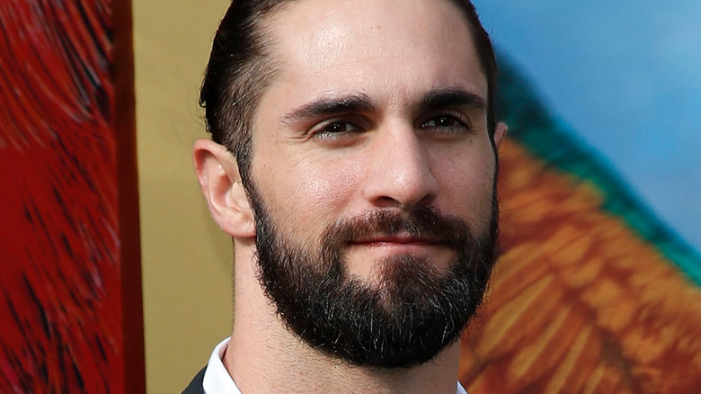 Seth Rollins at the Dolittle premiere