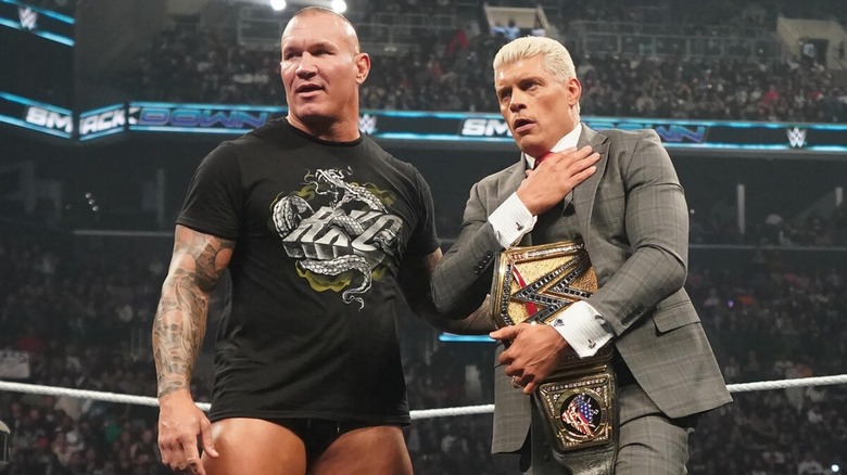 Randy Orton and Cody Rhodes on WWE SmackDown