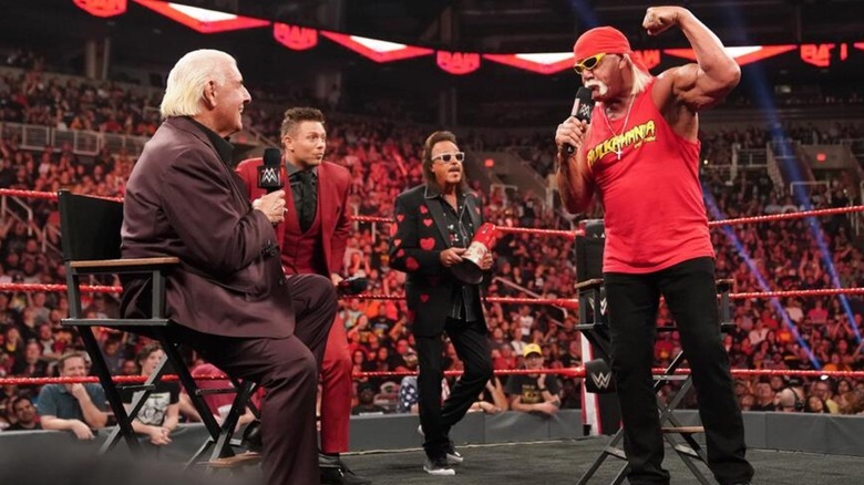 Ric Flair and Hulk Hogan on WWE Raw