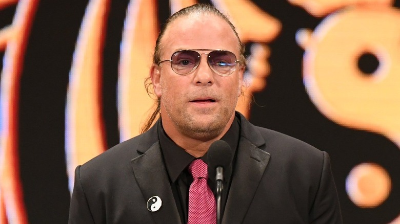 Rob Van Dam at his WWE Hall of Fame induction ceremony
