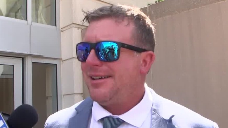 Ted Dibiase Jr after his not guilty verdict