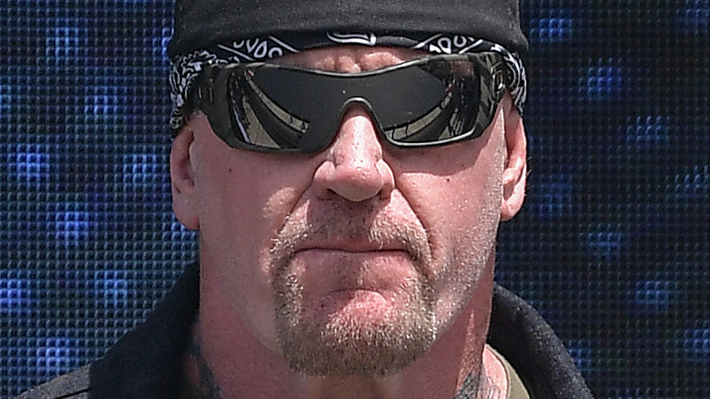 The Undertaker at a recent NASCAR race