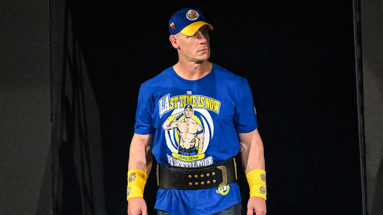 John Cena making his entrance