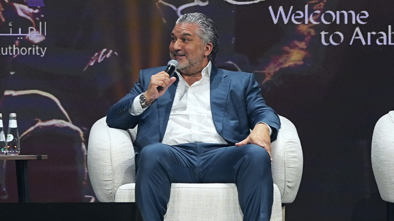 Nick Khan sitting down