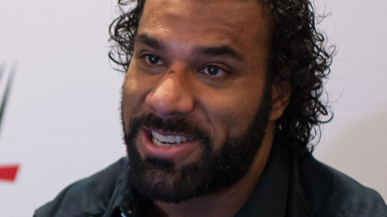 Jinder Mahal at a press conference