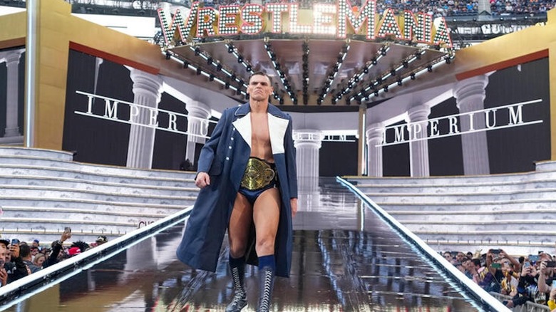 GUNTHER makes his entrance at WrestleMania 39