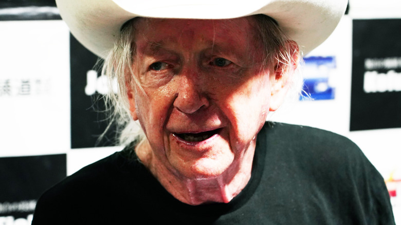 Dory Funk Jr. wearing a cowboy hat