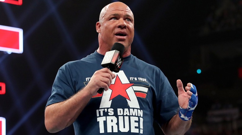 Kurt Angle in WWE ring