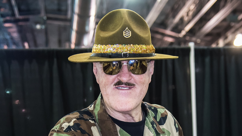 Sgt. Slaughter posing
