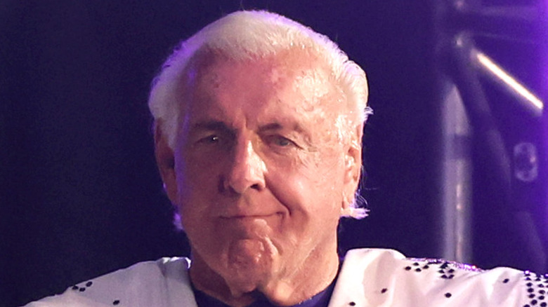 Ric Flair making his entrance