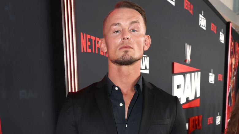 Ludwug Kaiser at the WWE Raw on Netlfix red carpet