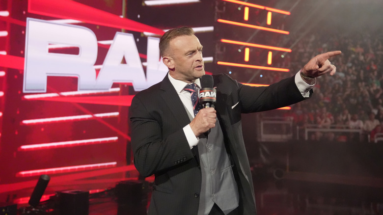 Nick Aldis handling business on 