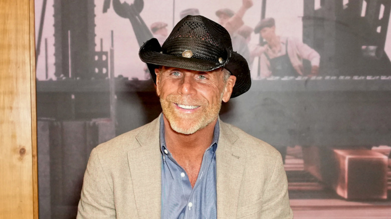 Shawn Michaels wearing his cowboy hat