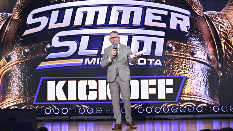 Michael Cole at the SummerSlam Kickoff