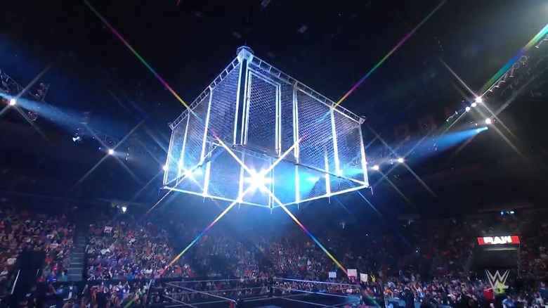 raw steel cage