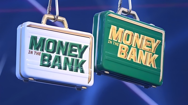 Money in the Bank briefcases hanging