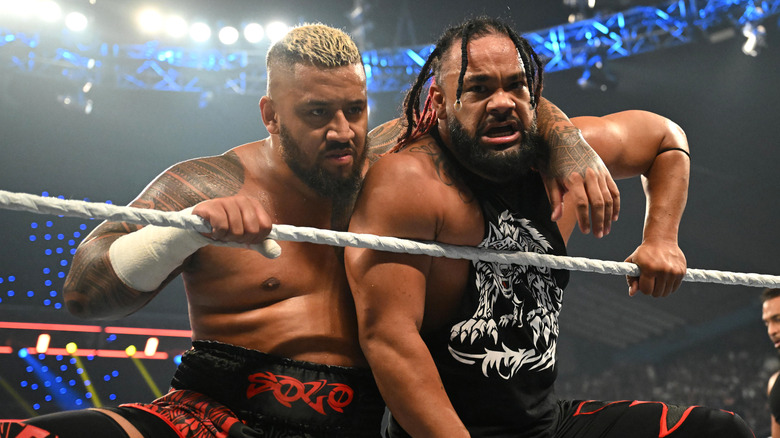 Solo Sikoa, with his arm around Jacob Fatu