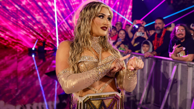 Tiffany Stratton on WWE SmackDown
