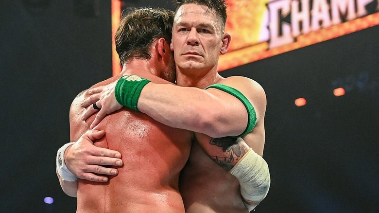 John Cena embraces CM Punk at WWE Night of Champions