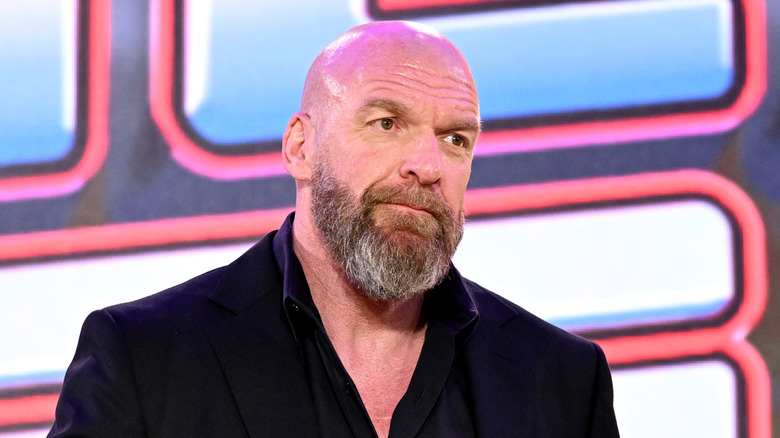 Triple H looking not impressed