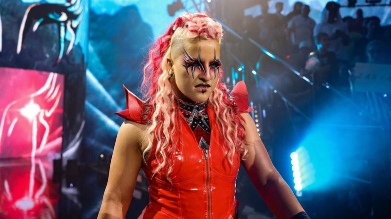 Zaria makes an entrance