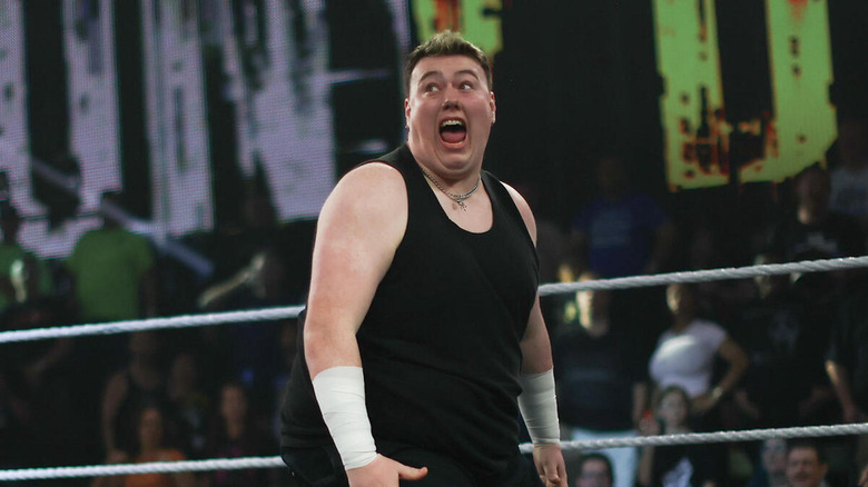 Mason Rook looks excited