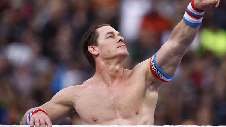 John Cena pointing to those demo numbers