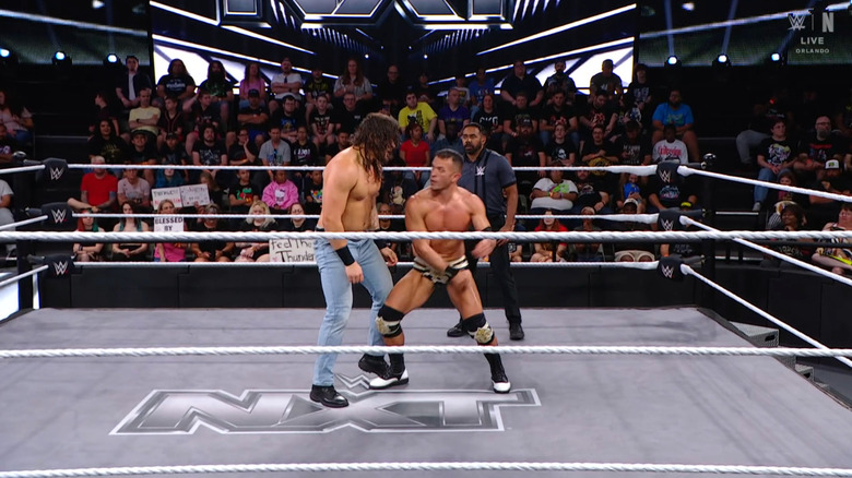 Hill and Saints in the ring