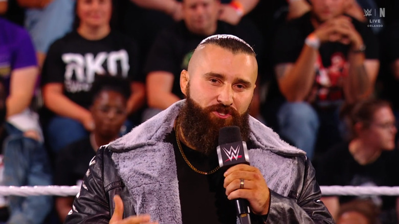 D'Angelo talking in the ring