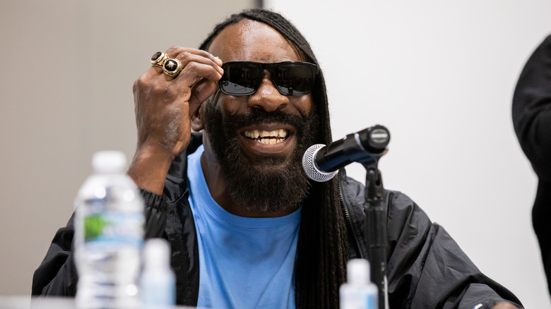 Booker T smiling