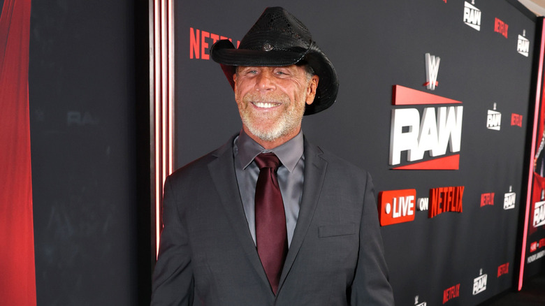 Shawn Michaels on the red carpet