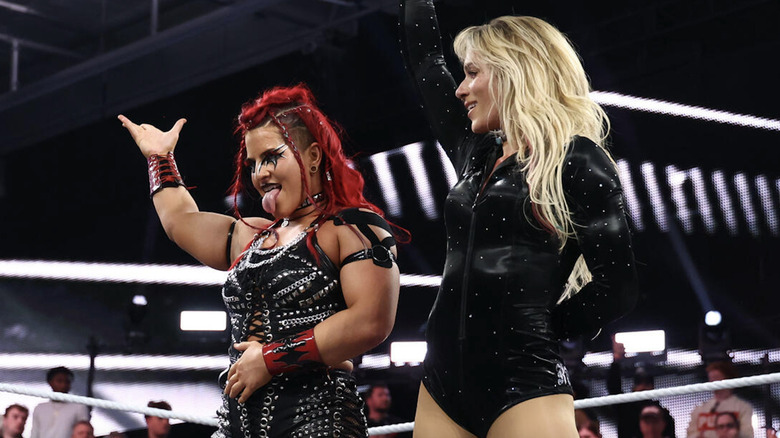 Zaria and Ruca in the ring