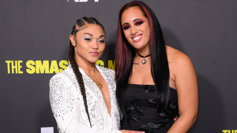 Tatyanna Dumas and Ava at The Smashing Machine premiere