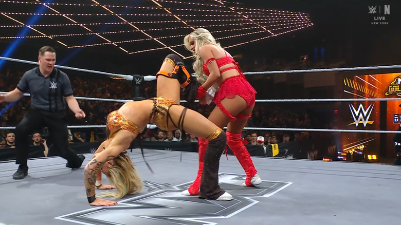 Monroe targeting Ruca's knee