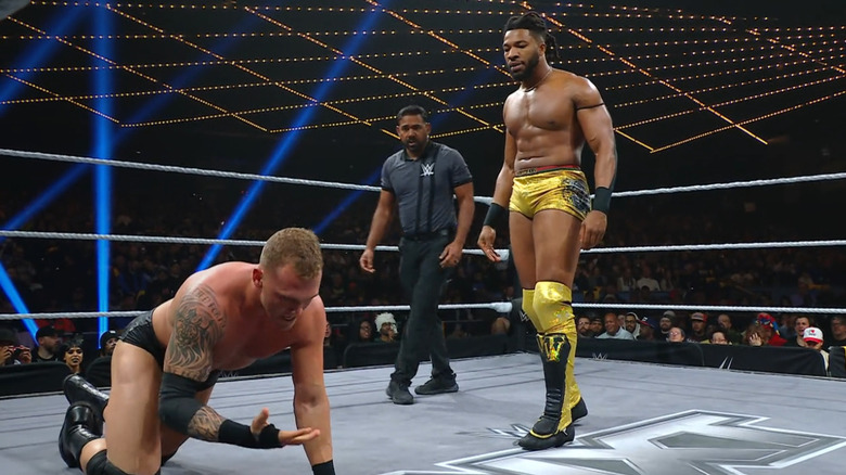 Williams standing over Borne