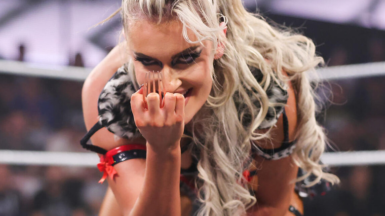 Blake Monroe looking sinister on "WWE NXT"