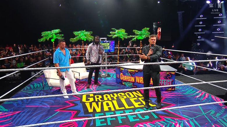 Saints, Femi, and Waller in the ring