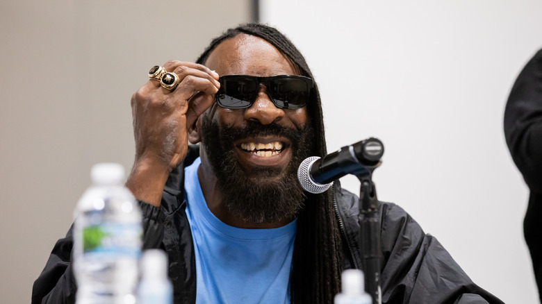 Booker T smiling